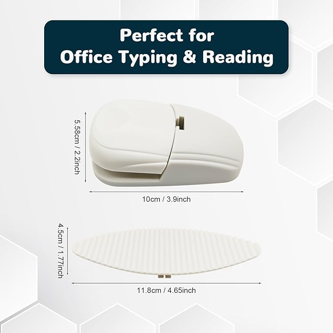 Paper Holder for Typing, Compact Paper Stand for Desk When Typing, Copy Holder - Image 4
