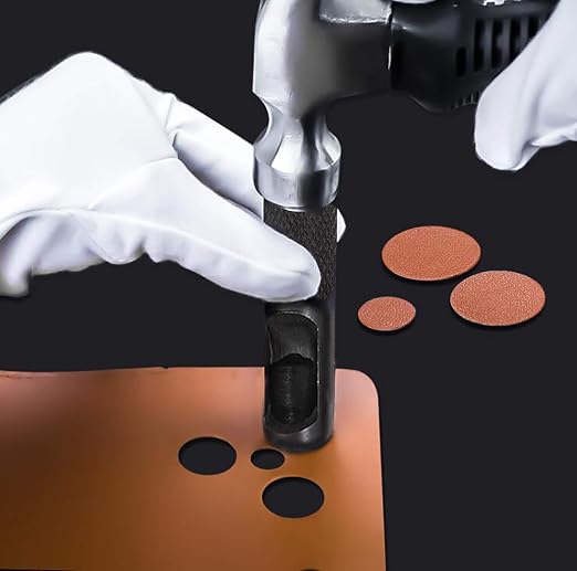Spurtar Hollow Punch Set 12 Pieces 1/8"- 3/4" Leather Punch Set Kit - Image 2