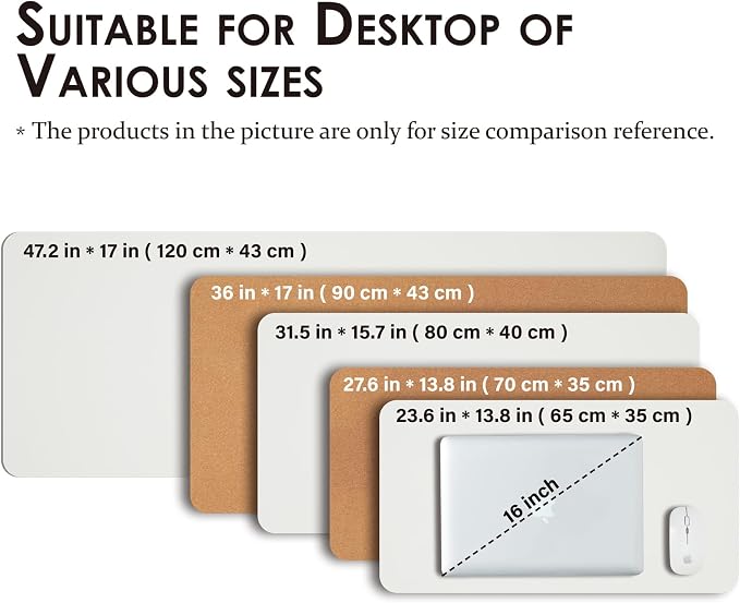 Cork Desk Mat - Dual-Sided Desk Pad - Image 5