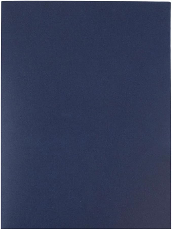 JAM PAPER Two Pocket Textured Linen Presentation Folders - Image 5