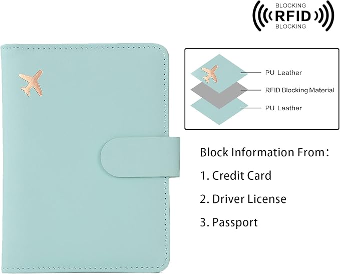 Melsbrinna Passport Holder, Passport Holder Card Slots, Cute Passport cover - Image 4