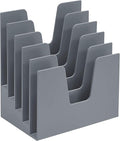 Acrimet 5 Section Incline File Sorter Organizer, Desktop Mail Holder Silver | by Organizingyourlife