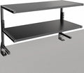 VIVO Black Clamp-on 30 inch 2-Tier Desk Shelf, STAND-SHELF30C | Above or Below by Unknown