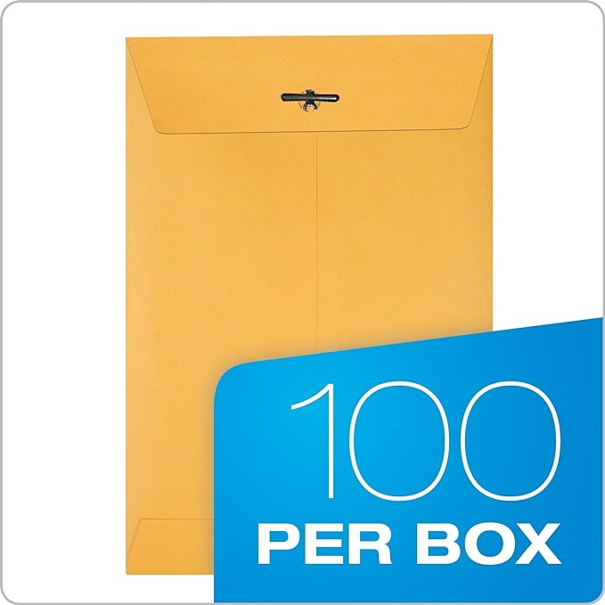 Quality Park 7 x 10 Clasp Envelopes, Clasp and Gummed Closures - Image 4