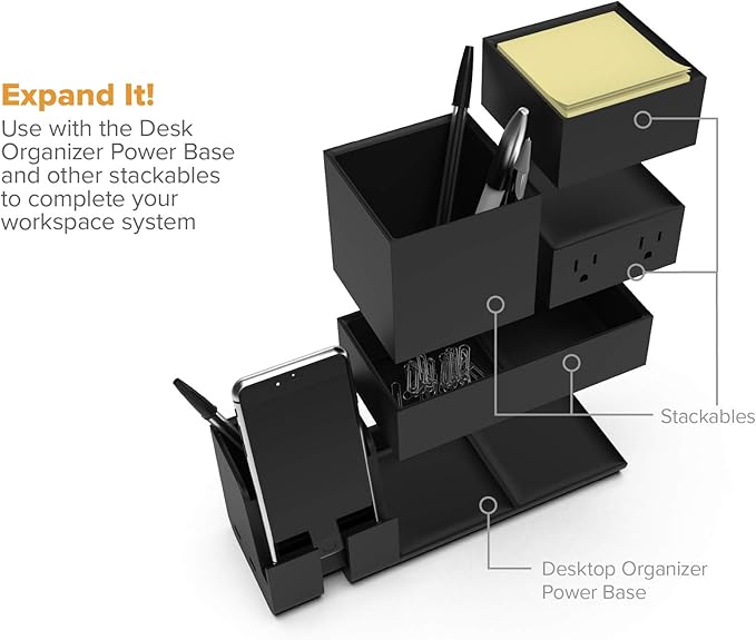 Bostitch Office Konnect Pencil Cup Desk Organizer, Pen Cup - Image 5