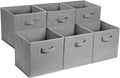 Amazon Basics Collapsible Fabric Storage Cube Bins Organizer by AmazonBasics