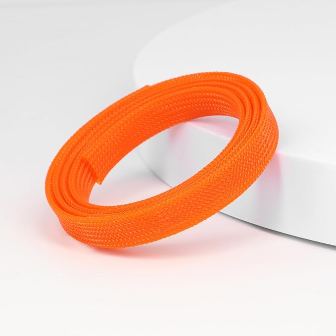 25ft PET Expandable Braided Cable Sleeve 1/3inch Pet Braided Cable Sleeve - Image 3