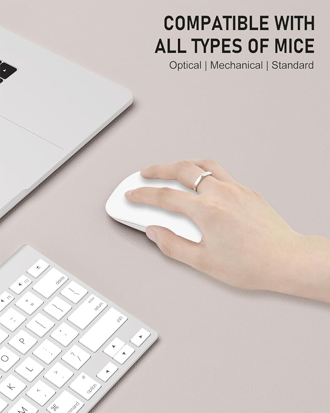 Desk Pad, 35.5" x 17" PU Leather Non-Slip Desk Mat Large Mouse Pad - Image 4
