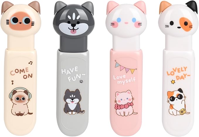 Retractable White Correction Tape, Cute Cat Paw Correction Tape Pens, Mini by Unknown