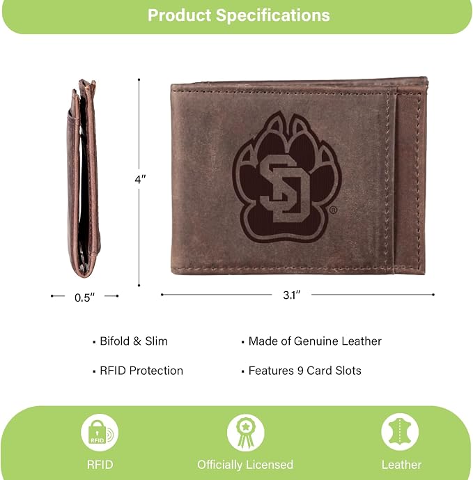 Team Sports America NCAA College Front Pocket Wallet Gift - Image 4