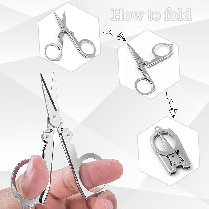 Folding Scissors, Portable for Travel - Image 3