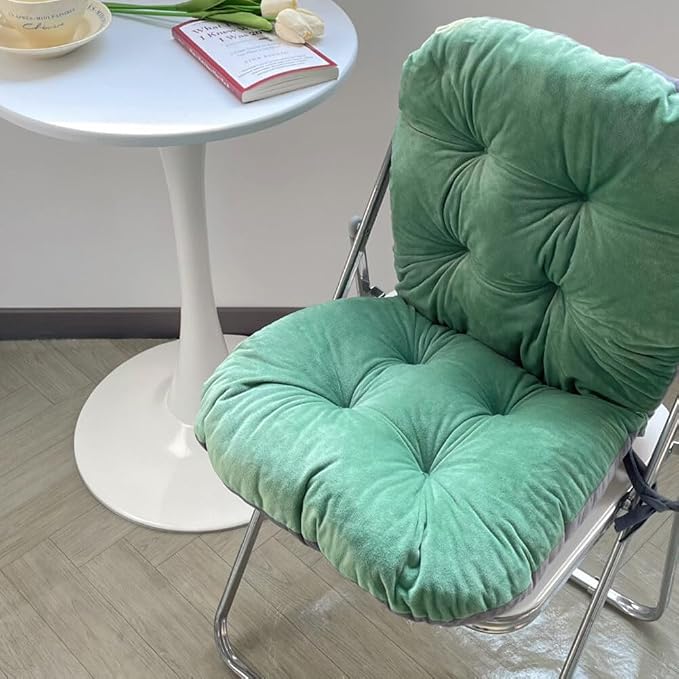 Gray Chair Cushion with Removable Cover - Image 4