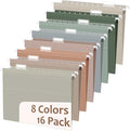 gisgfim 16pack Poly Plastic Hanging File Folders Letter Size 11.8 x 8.85 Inches by gisgfim