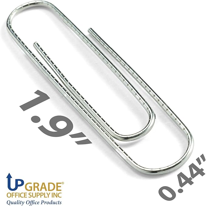 Upgrade Office Supply Jumbo Paper Clips, 3 Boxes of 100, Made in USA - Image 3