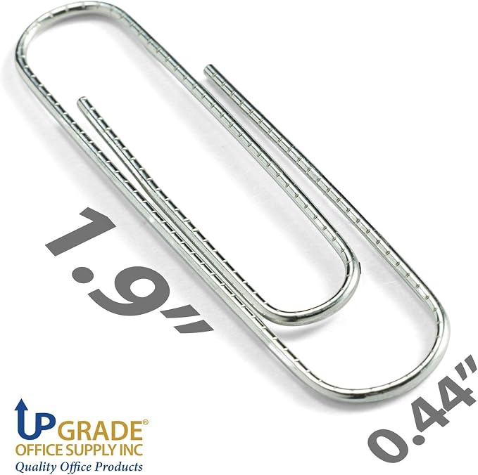 Upgrade Office Supply Jumbo Paper Clips, 10 Boxes of 100, Made in USA - Image 3