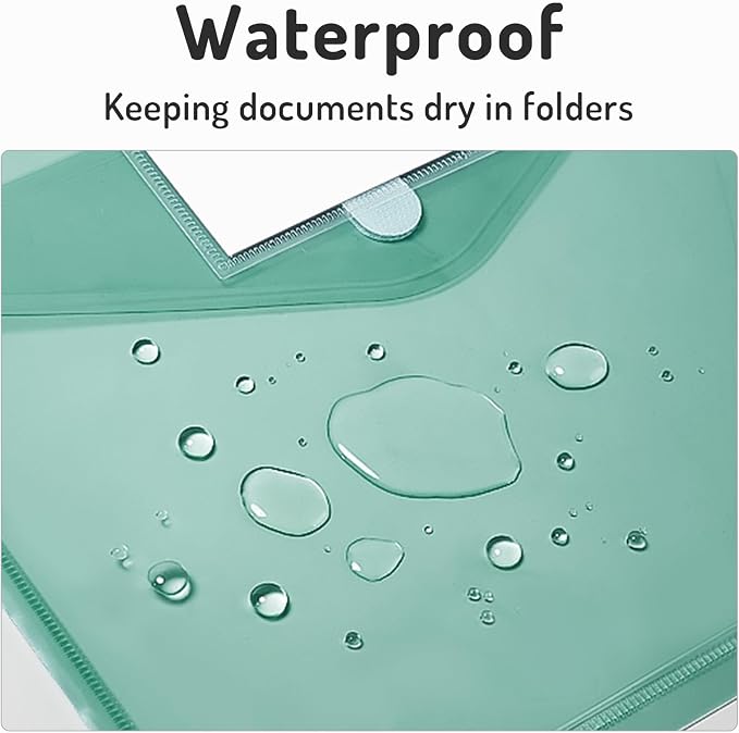 Forvencer Binder Pocket, 36 Pack Super Heavyweight Plastic Folders - Image 7