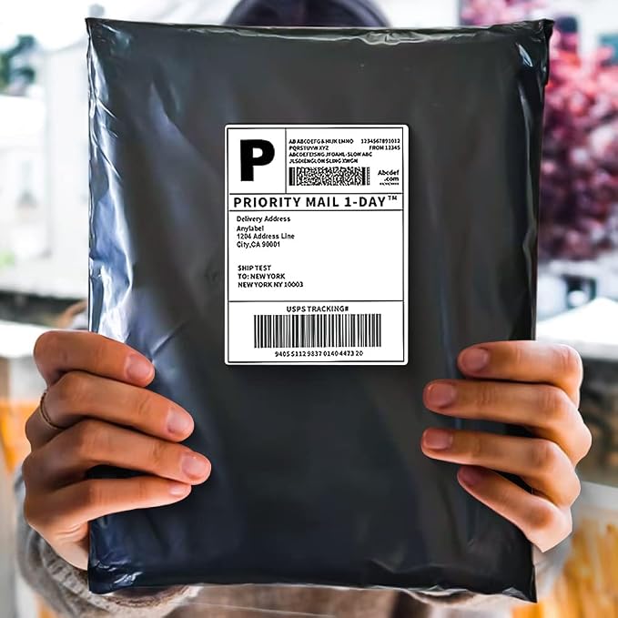 POLYSELLS 25 pcs 24x24 Inches Black Poly Mailers Shipping Envelopes, Strong - Image 5