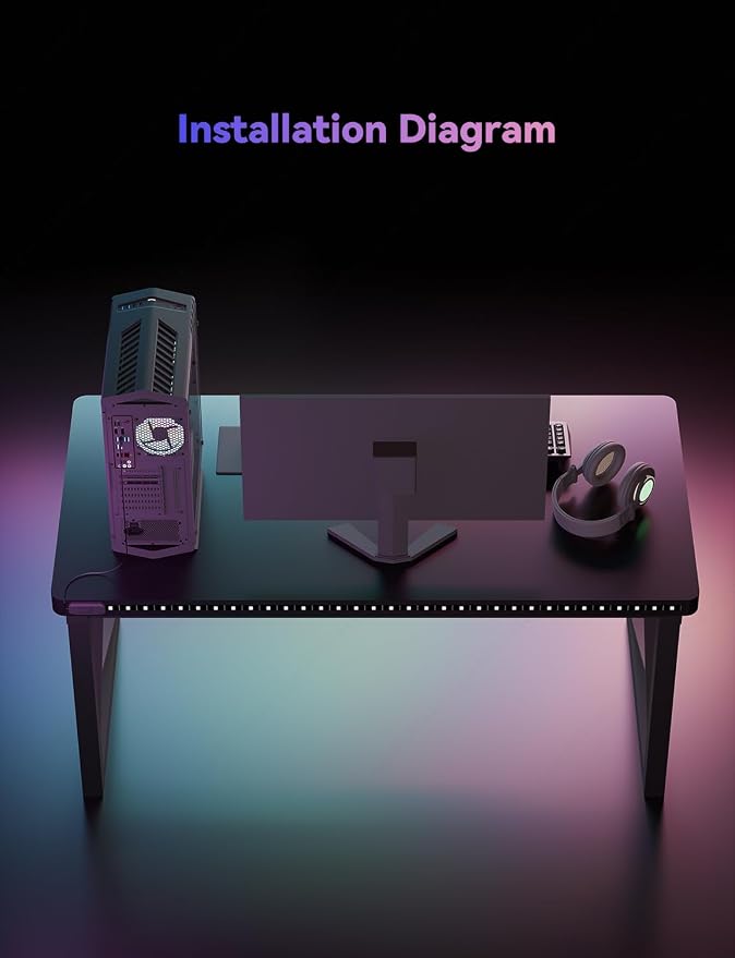 RGB Backlight LED Strip Light for PC & Mac, Sync - Image 8