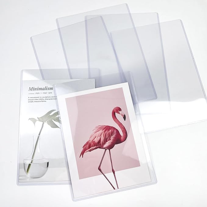 Rainmae 25 Pack 8.5" x 11" Rigid Print Protectors, Paper Sleeves Photo Plastic - Image 7