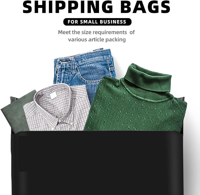 POLYSELLS 25 pcs 24x36 Inches Black Poly Mailers Shipping Envelopes, Strong - Image 4
