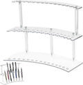 30-Slot Acrylic Pen Holder & 2 Tier Detachable Display Stand by Unknown