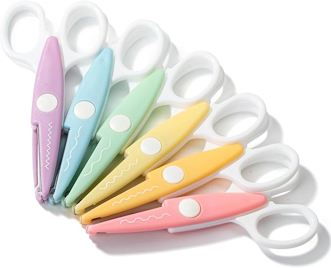 Mr. Pen- Craft Scissors Decorative Edge, 6 Pack, Scrapbooking by MrPen