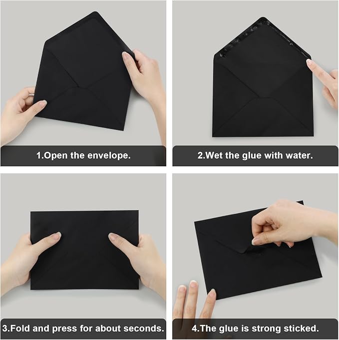 100 Pack A7 Envelopes, 5.24 x 7.24 in Envelopes - Image 6
