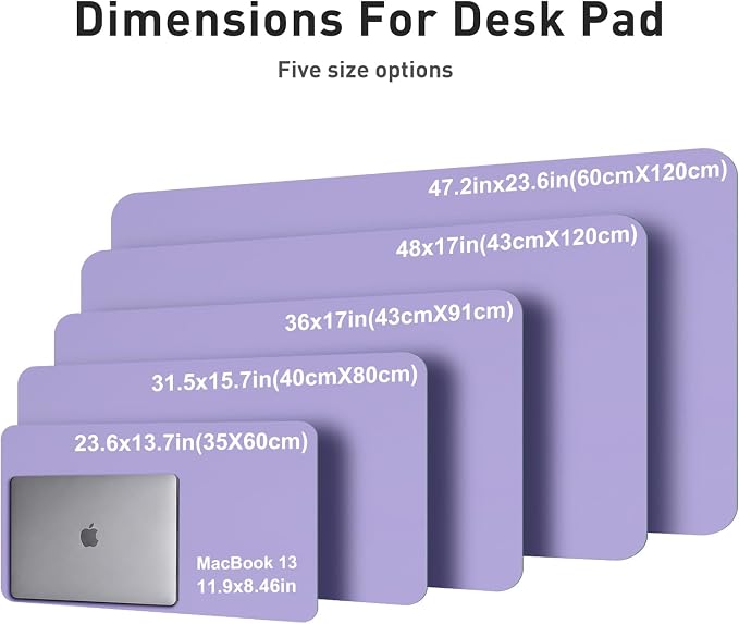 Aothia Faux Leather Desk Mat - Image 5