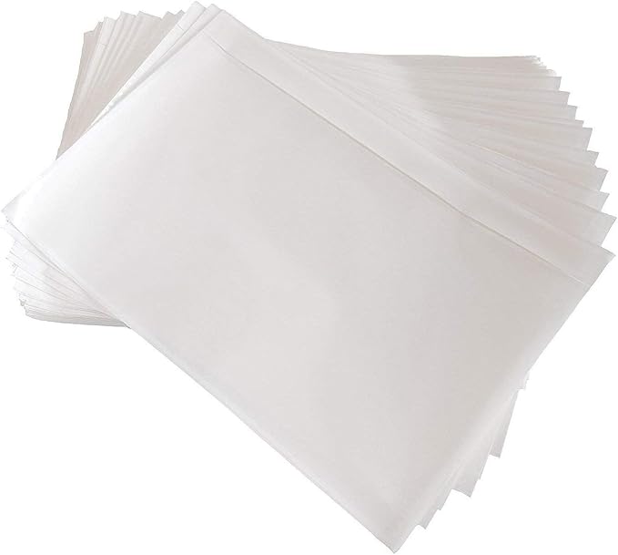 BESTEASY 7.5" x 5.5" Packing List Pouches, Strong Adhesive Plastic List Label - Image 2