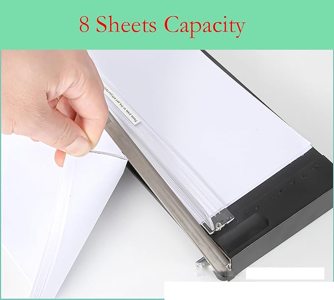 A4 Heavy Duty Paper Cutter, 15.6 in x 8.8 in 8 Sheets Capacity Paper Trimmer - Image 7