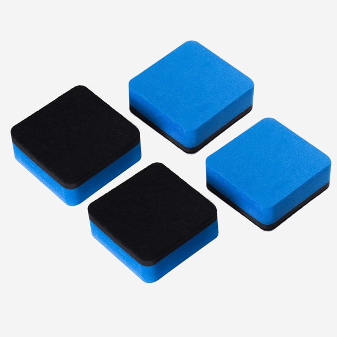 Favide 24 Pack Magnetic Whiteboard Dry Erase Erasers Chalkboard Cleansers - Image 4
