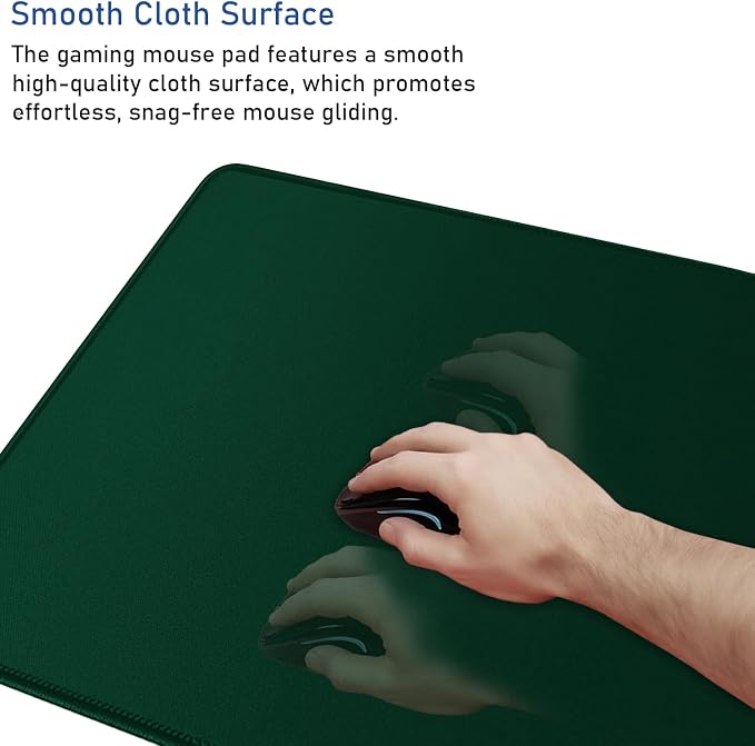 Large Mouse Pad with Stitched Edges, 47.3 X 23.6 in Desk Pad Durable Non-Slip - Image 5