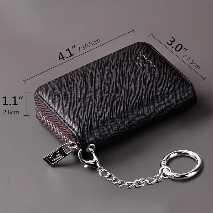 FurArt Zipper Wallet Women, RFID Blocking Credit Card Wallet, Business Card - Image 6