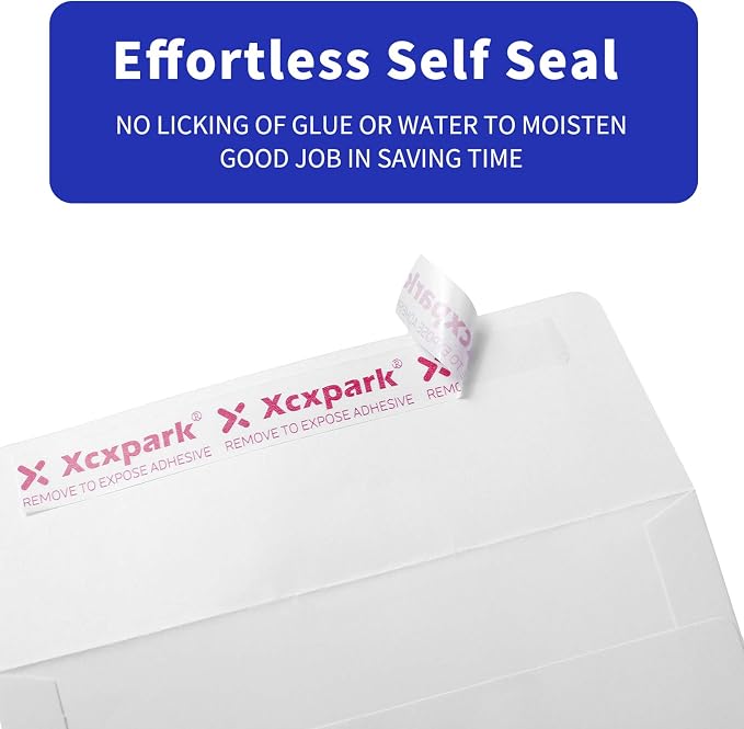 Xxcxpark 120 Qty Printable A9 Invitation Envelopes 5.75x 8.75 Cards, Self Seal - Image 4