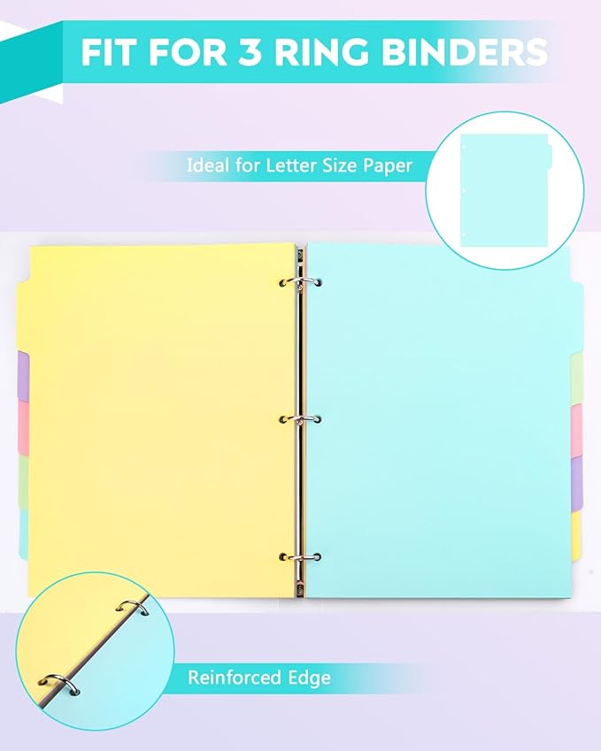 Dynta 3 Ring Binder Dividers - Image 5