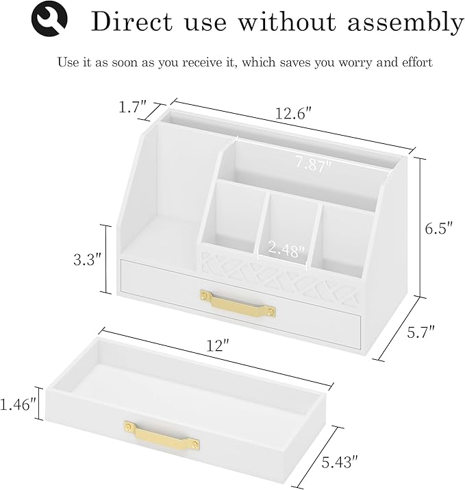 Wisuce Bamboo Mail Organizer Countertop - Image 7