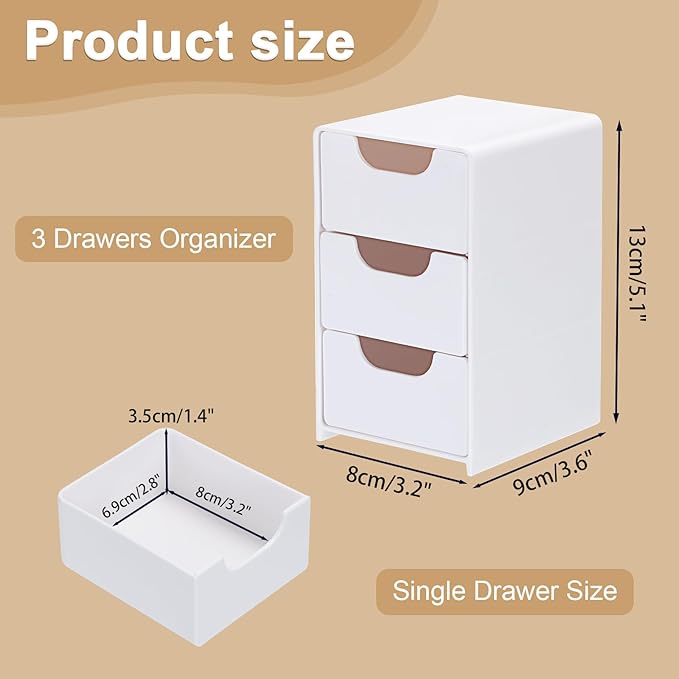 BTSKY 2 Pack Small Acrylic Storage Organizer - Image 2