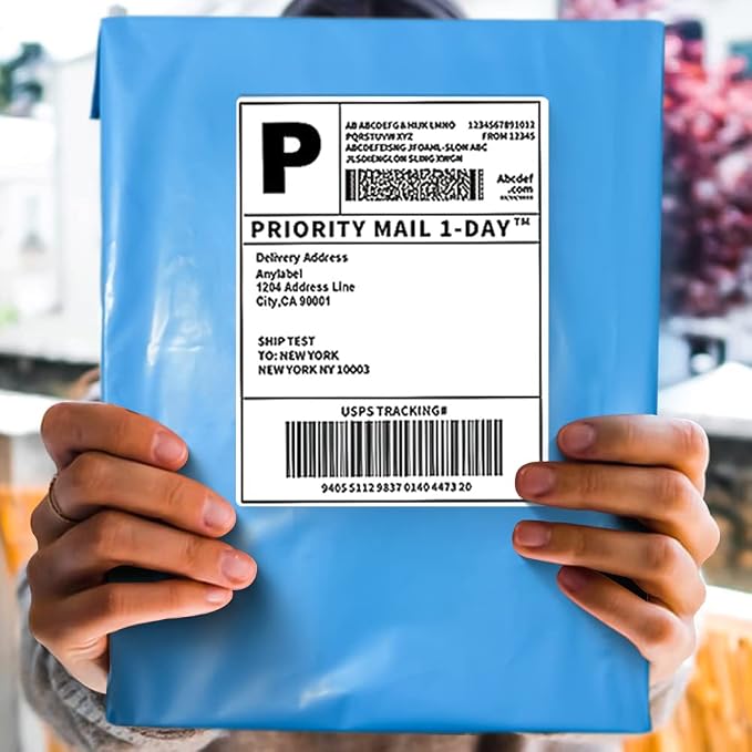 POLYSELLS 100 pcs 7.5x10.5 Inches Blue Poly Mailers Shipping Envelopes - Image 5