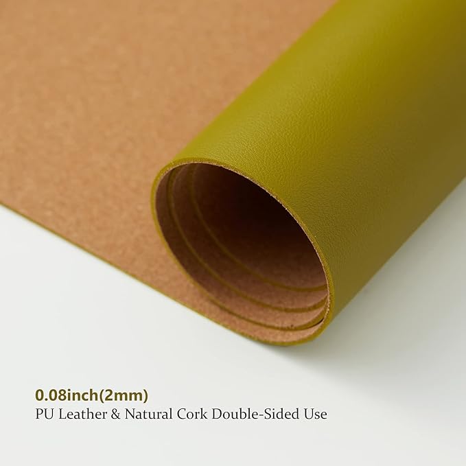 Cork Desk Mat - Dual-Sided Desk Pad - Image 3