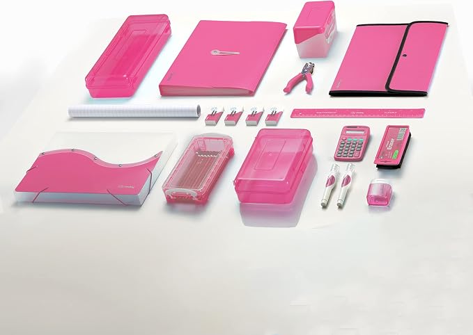 Accordion File Organizer Pink, 7 Pocket Expanding File and Cover Folder - Image 7