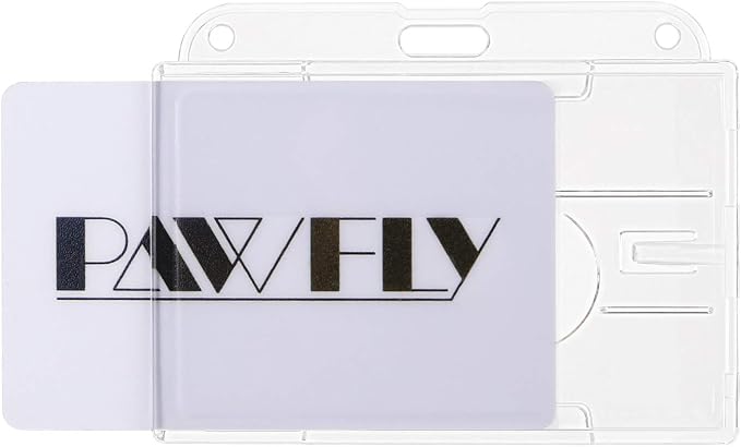 Pawfly 2 Pack Horizontal 2-Card Badge Holders by Pawfly