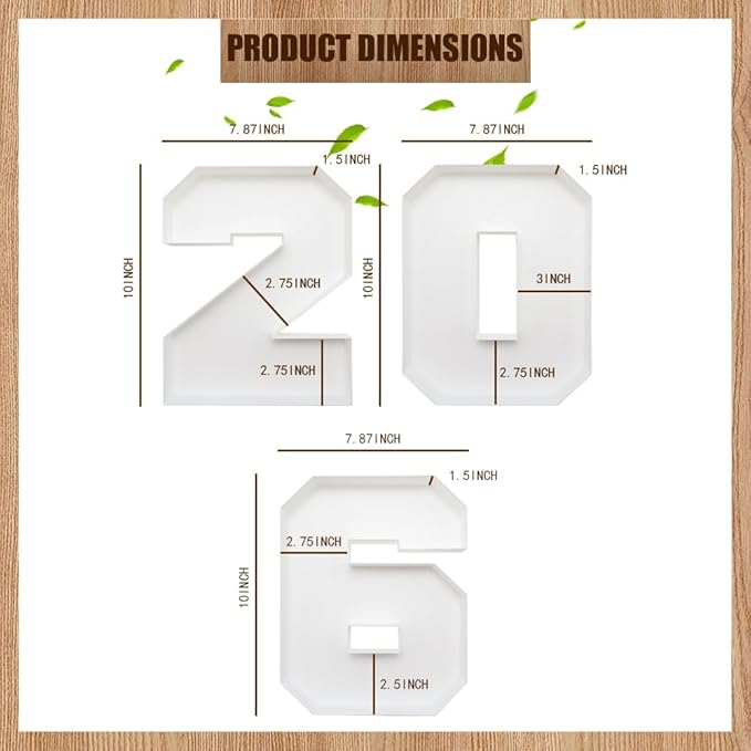 2026 Plastic Fillable Charcuterie Number Letter Shaped Serving Tray, Waterproof - Image 2