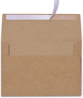 100 Pack, Size A4, 100lbs Brown Kraft Paper 4 x 6 Envelopes by AZAZA