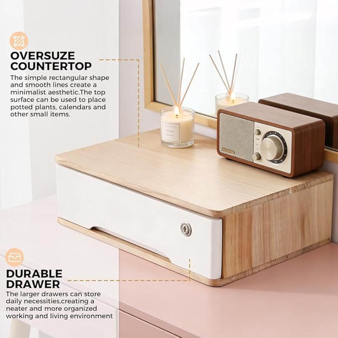 Desktop Storage Box, Desk Organizer Drawers, Desktop Organizer, Office Supplies - Image 4