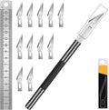 DIYSELF Craft Knife with 10 Extra #11 Blades, Precision Hobby Knife Set with by DIYSELF