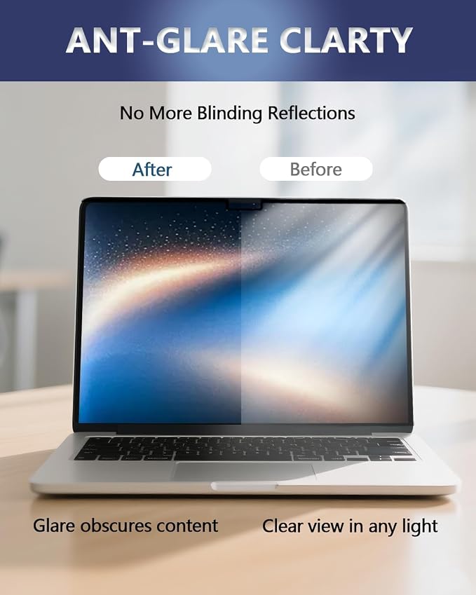 Magnetic Laptop Privacy Screen for 14 Inch 16:10, that Screen Size is 11.87 in - Image 7