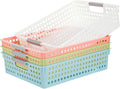 4 Pack Paper Tray Organizer, 4A Paper Tray Durable Desk Storage Bins, Stackable by Unknown