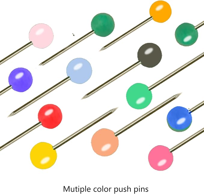 300 PCS Push Pins Map Tacks, 10 Assorted Colors in Reconfigurable Containers - Image 7