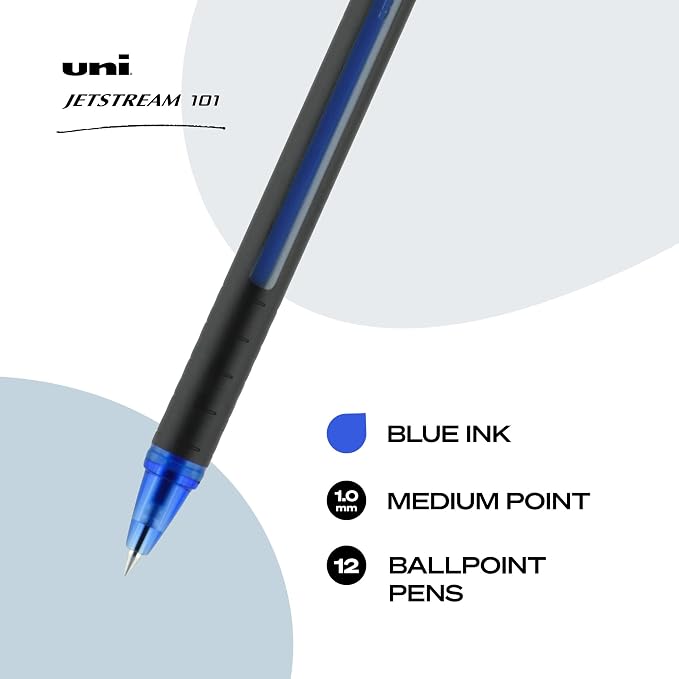 Uni-Ball 1768012 Jetstream 101 Ball Point Pens, Bold Point - Image 2