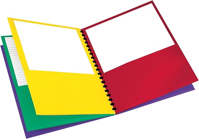 Oxford 8 Pocket Organizer, Letter Size Folder by Oxford